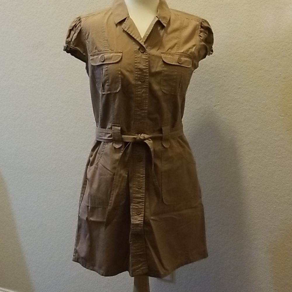 SO Dress, brown. Sz. L